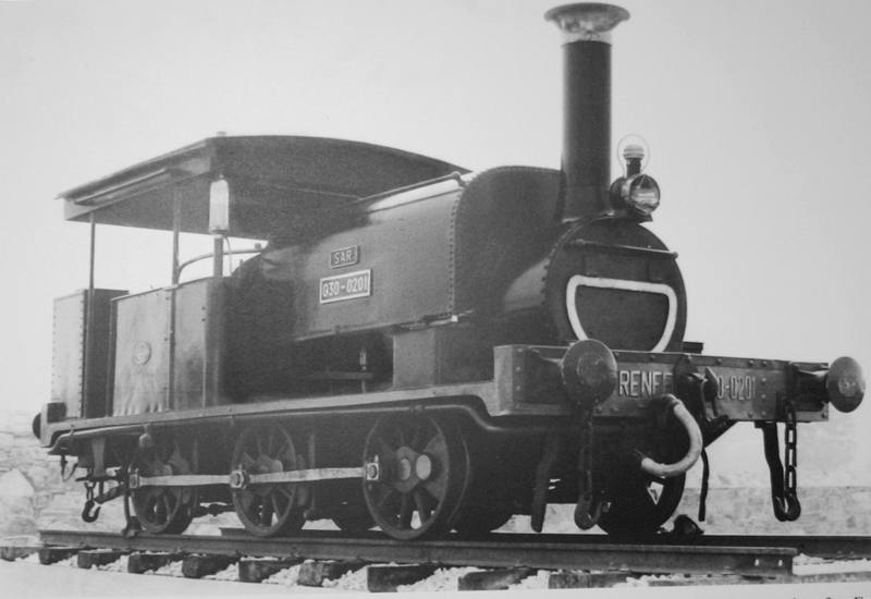 El primer tren de Galicia: Santiago-Carril