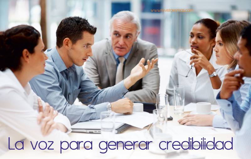 La voz para generar credibilidad
