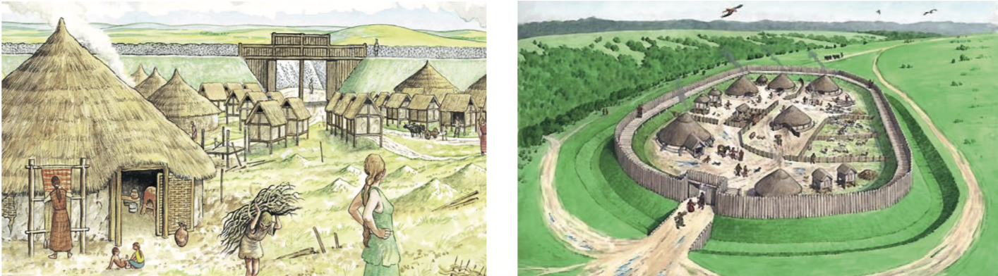 Las construcciones romanas de los castros 