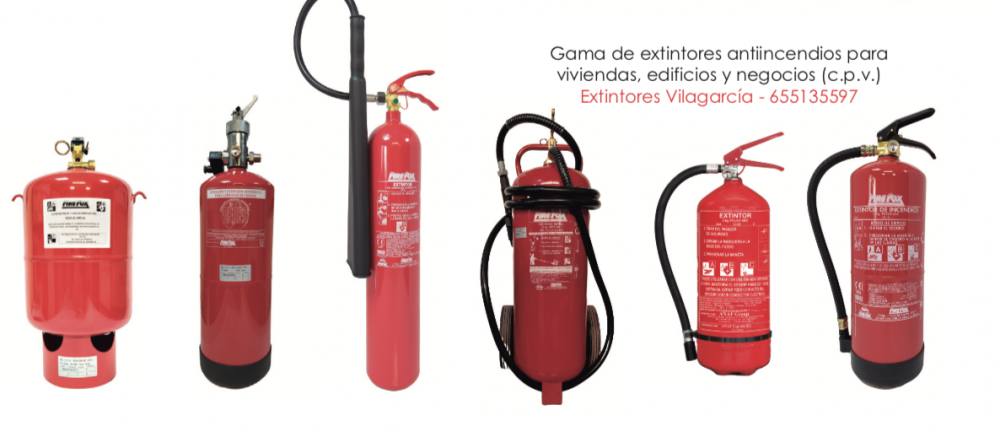 Extintores en Vilagarcía de Arousa