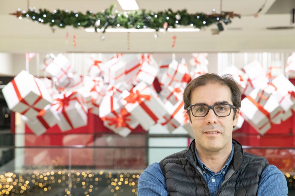 Luis González de la Ballina, director del Centro Comercial Arousa de Vilagarcía