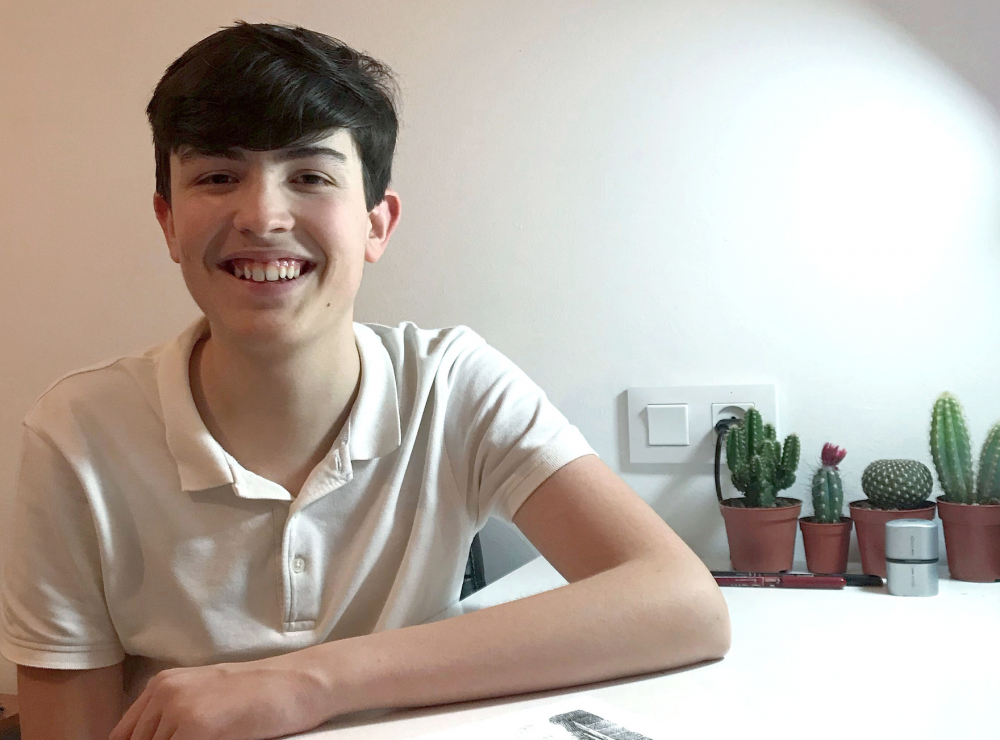 Fernando Búa Domínguez, joven ilustrador de Sanxenxo