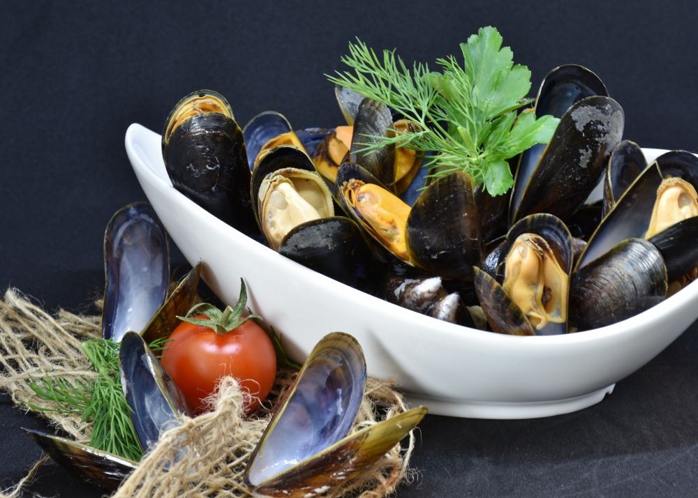 ¿Por qué los mejillones pueden ser blancos o naranjas?