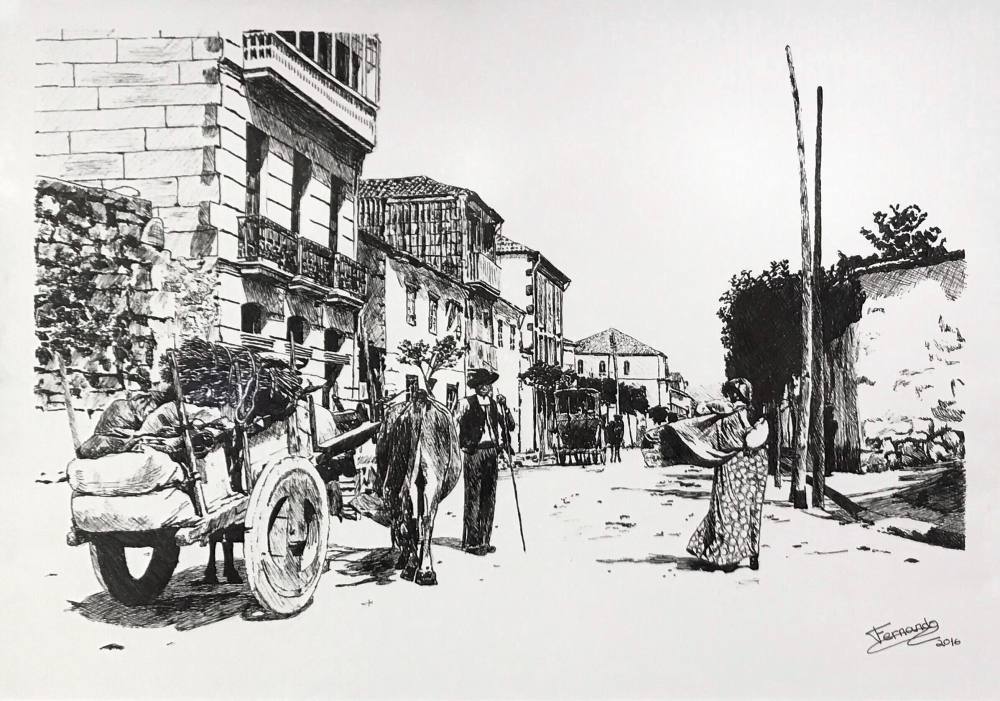 Fernando Búa, ilustrador de Sanxenxo