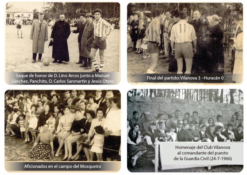 El campo del Mosqueiro en Vilanova se inauguró en 1959.